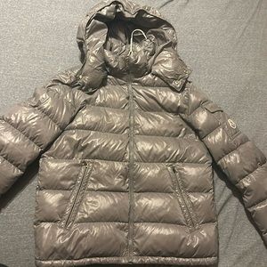 Grey Women’s Moncler Coat. For medium sized women.